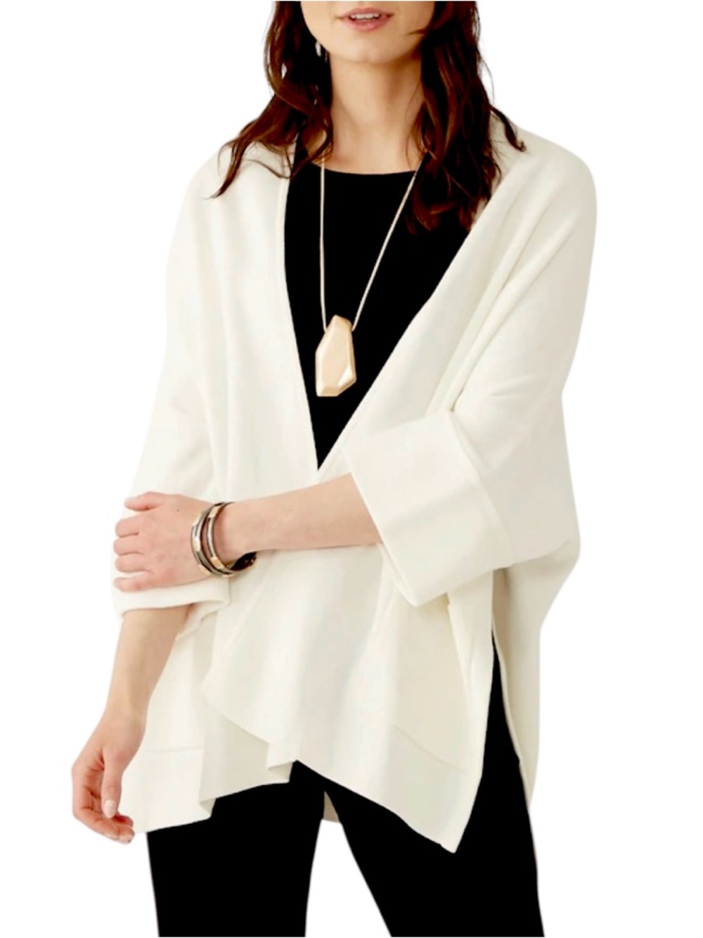 Marla Wynne Drama Kimono Topper For Chico's